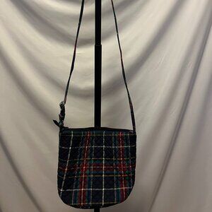 Vera Bradley Tartan Plaid Bucket Crossbody / Shoulder Bag